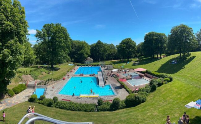 Schwimmbad Luftbild 2026
